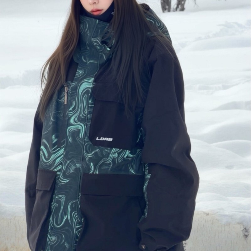 ชุดสกีผู้หญิงสีเขียวดำ ชุดกันห - Ski Pants Waterproof Insulated Winter บทวิจารณ์และราคา