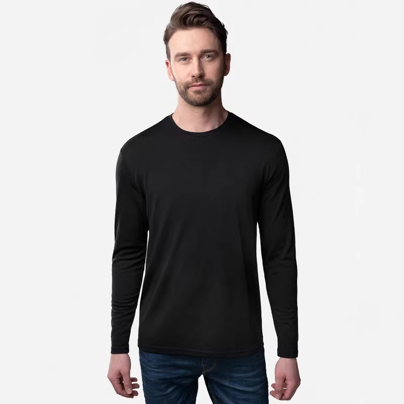 เสื้อยืดแขนยาวผู้ชาย 100% ทำจา - Merino Wool Base Layer Thermal Underwear บทวิจารณ์และราคา