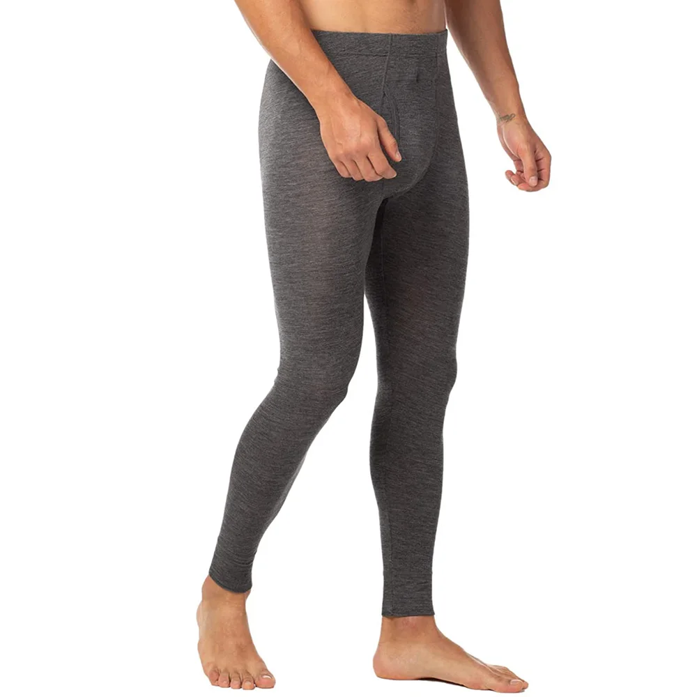 ขนสัตว์ Merino 100% Men's Long - Merino Wool Base Layer Thermal Underwear บทวิจารณ์และราคา