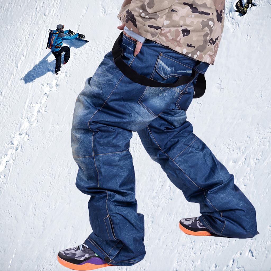 กางเกงสกีสำหรับผู้ชาย กันน้ำ บ - Ski Pants Waterproof Insulated Winter บทวิจารณ์และราคา