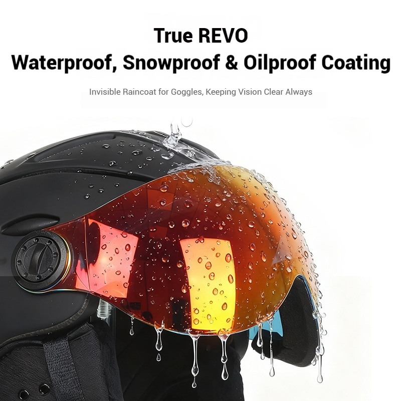 หมวกสกี MOON MIPS พร้อมแว่นตาส - Ski Helmet With Integrated Visor บทวิจารณ์และราคา