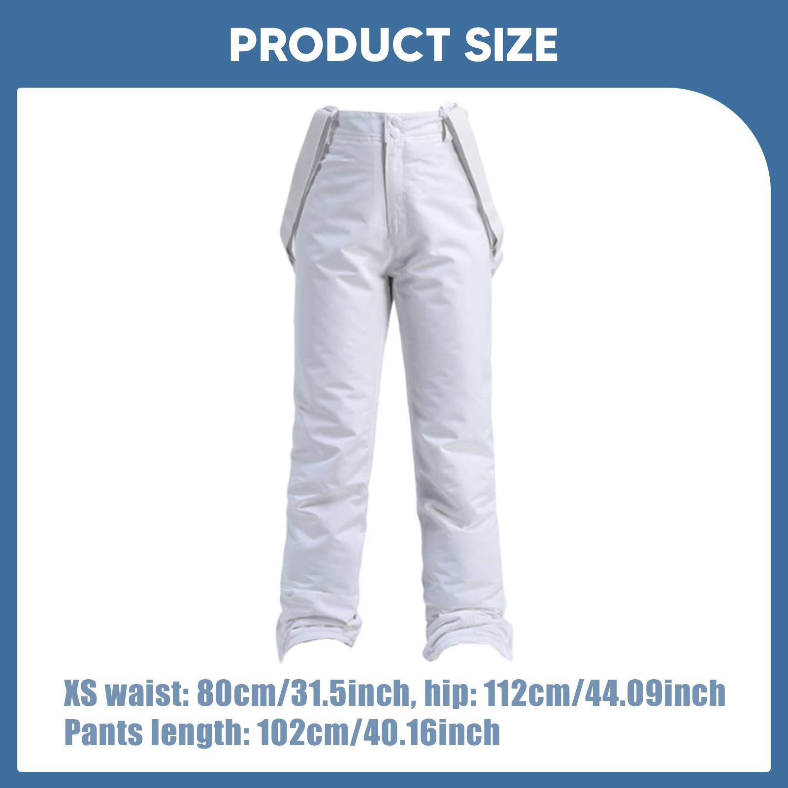 กางเกงเอี๊ยมสกีแบบมีฉนวนกันควา - Ski Pants Waterproof Insulated Winter บทวิจารณ์และราคา