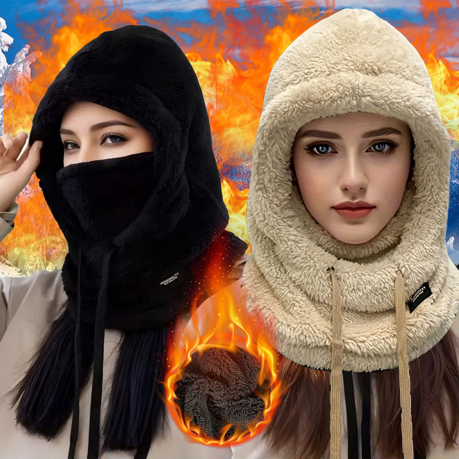 หมวกคลุมหน้าสำหรับฤดูหนาว ใช้ไ - Balaclava Ski Mask Windproof Fleece บทวิจารณ์และราคา