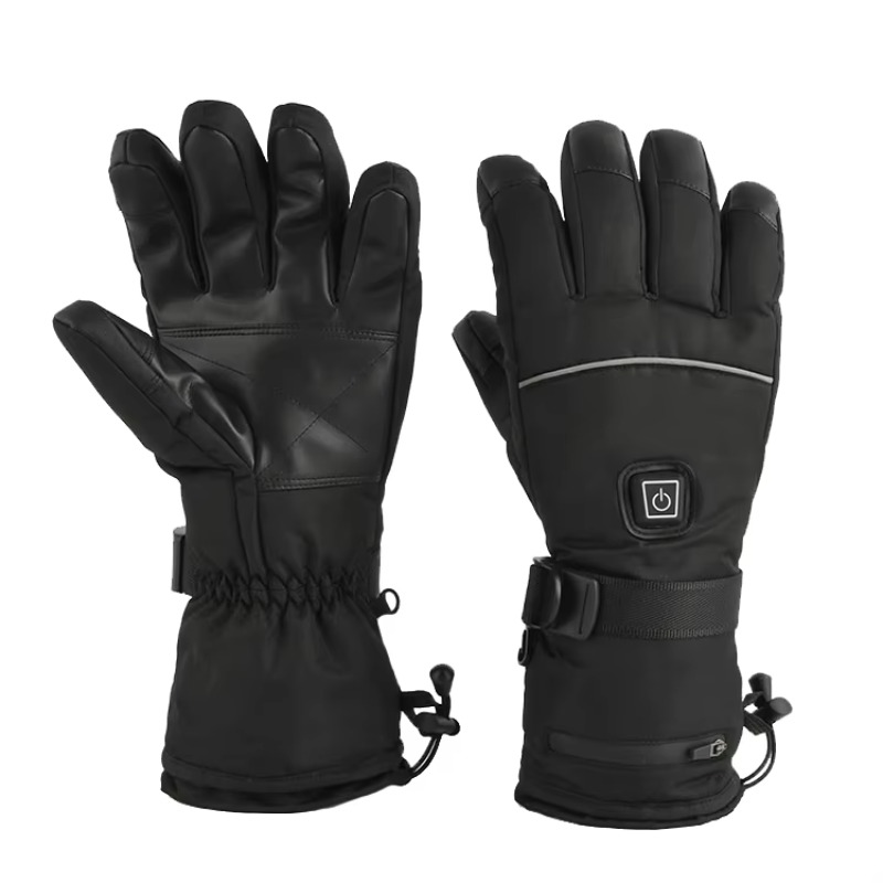 ถุงมือเล่นสกีไฟฟ้ากันน้ำคุณภาพ - Heated Ski Gloves Battery Waterproof บทวิจารณ์และราคา