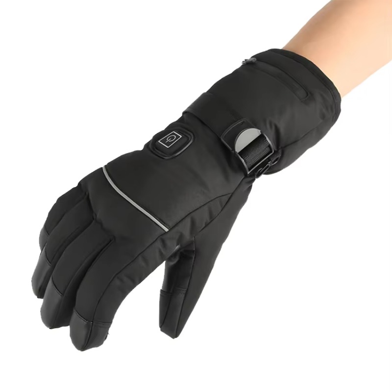 ถุงมือเล่นสกีไฟฟ้ากันน้ำคุณภาพ - Heated Ski Gloves Battery Waterproof บทวิจารณ์และราคา