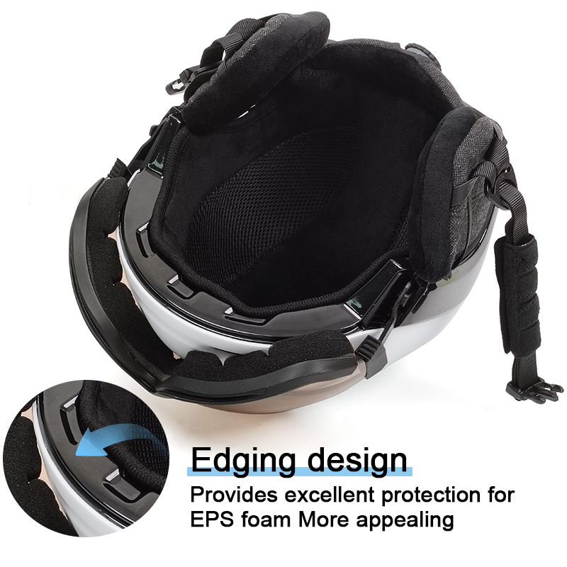 หมวกสกีแบบขายส่ง โครงสร้างสองช - Ski Helmet With Integrated Visor บทวิจารณ์และราคา