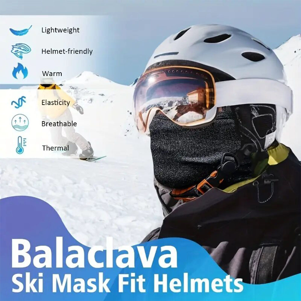 บาลากลาวาสำหรับมอเตอร์ไซค์ฤดูห - Balaclava Ski Mask Windproof Fleece บทวิจารณ์และราคา