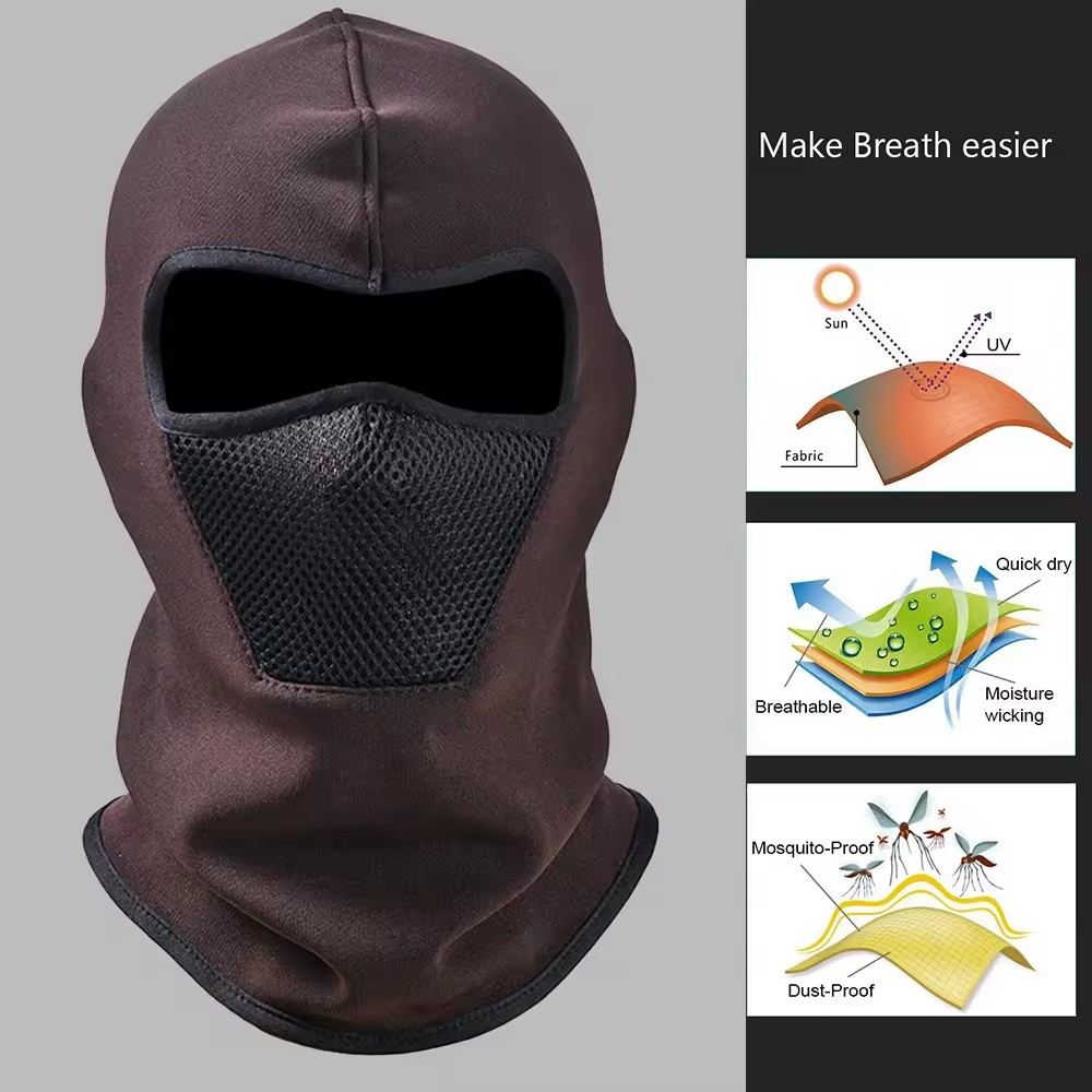 บาลากลาวาสำหรับมอเตอร์ไซค์ฤดูห - Balaclava Ski Mask Windproof Fleece บทวิจารณ์และราคา