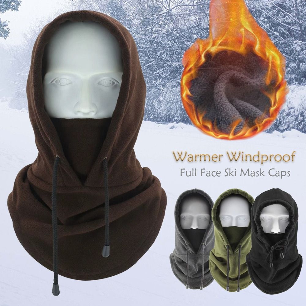 หมวกคลุมหน้าแฟชั่น ผ้าฟลีซกันล - Balaclava Ski Mask Windproof Fleece บทวิจารณ์และราคา
