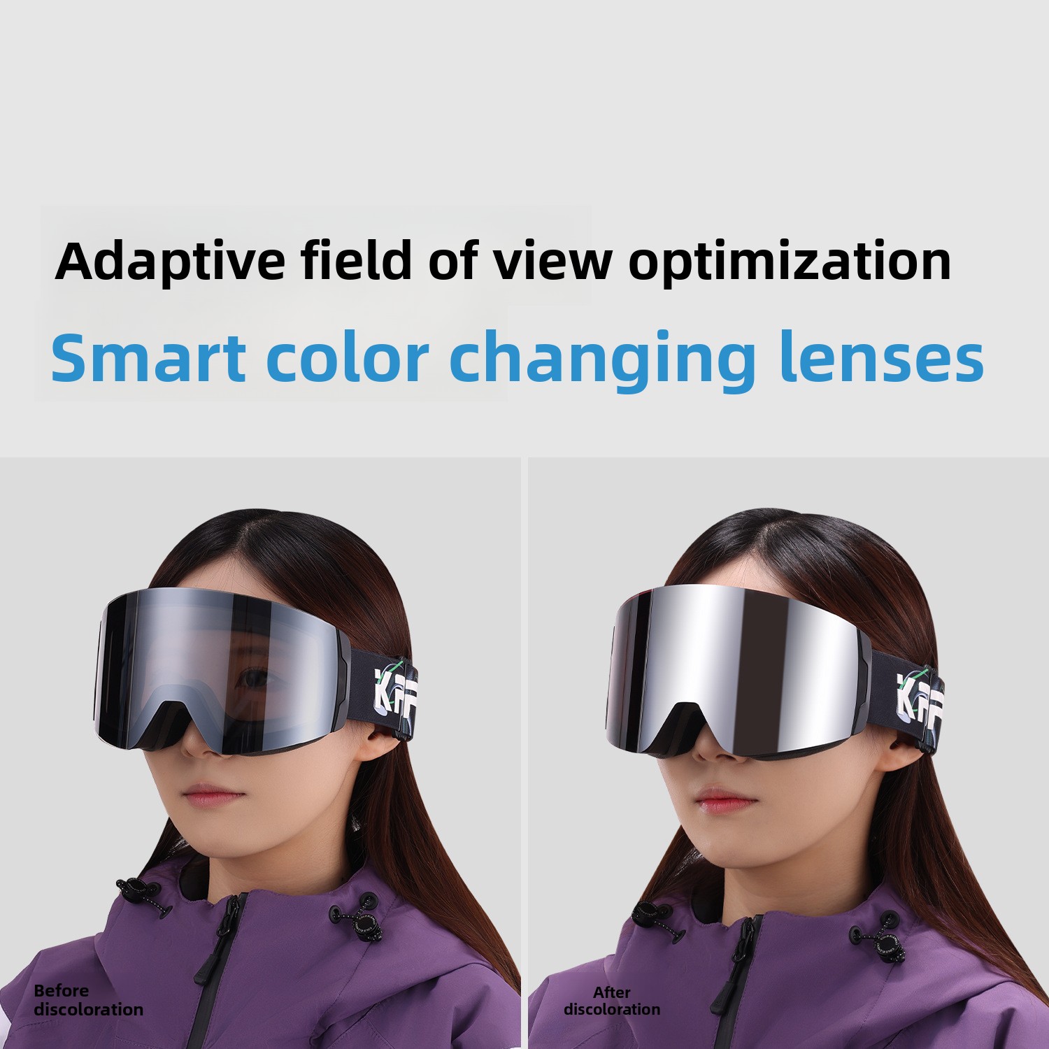 แว่นตาสกีแม่เหล็ก KAPVOE เลนส์ - Ski Goggles Magnetic Quick Change Lens บทวิจารณ์และราคา